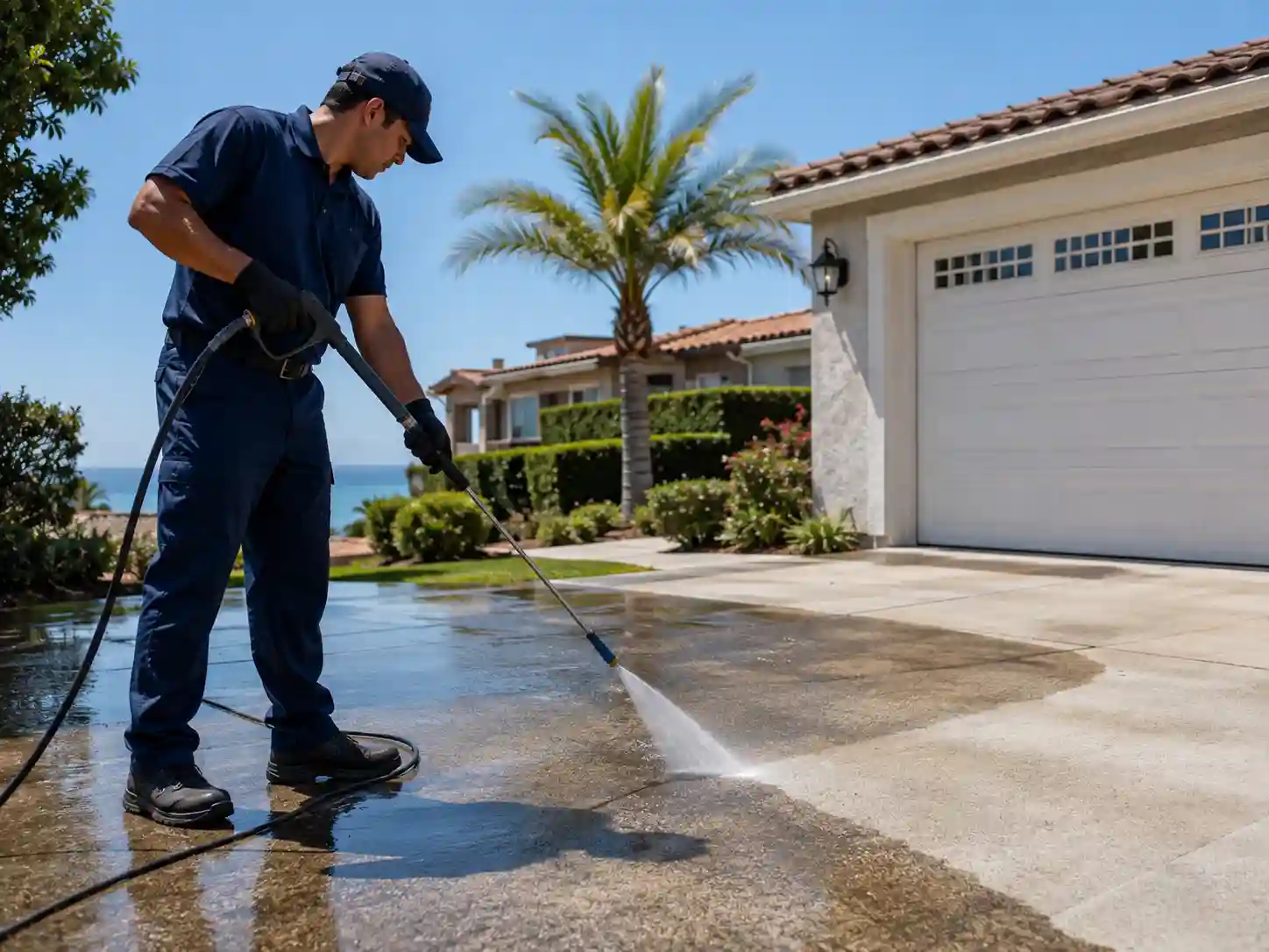 San Clemente pressure washing